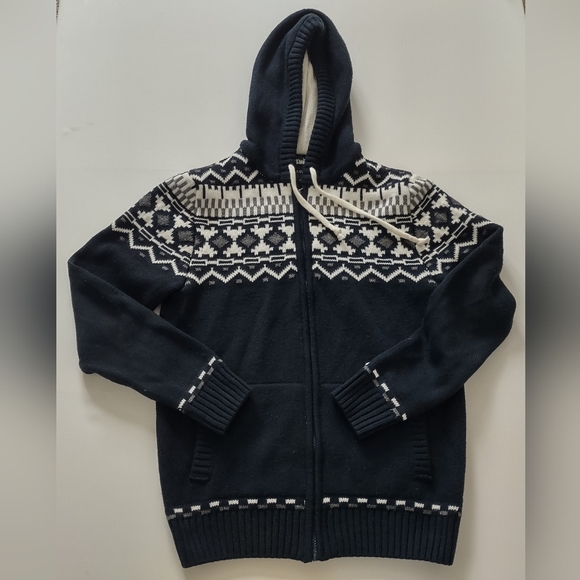 LCW CASUAL Women's Long Sleeve Blue White Sweater M - Picture 5 of 8